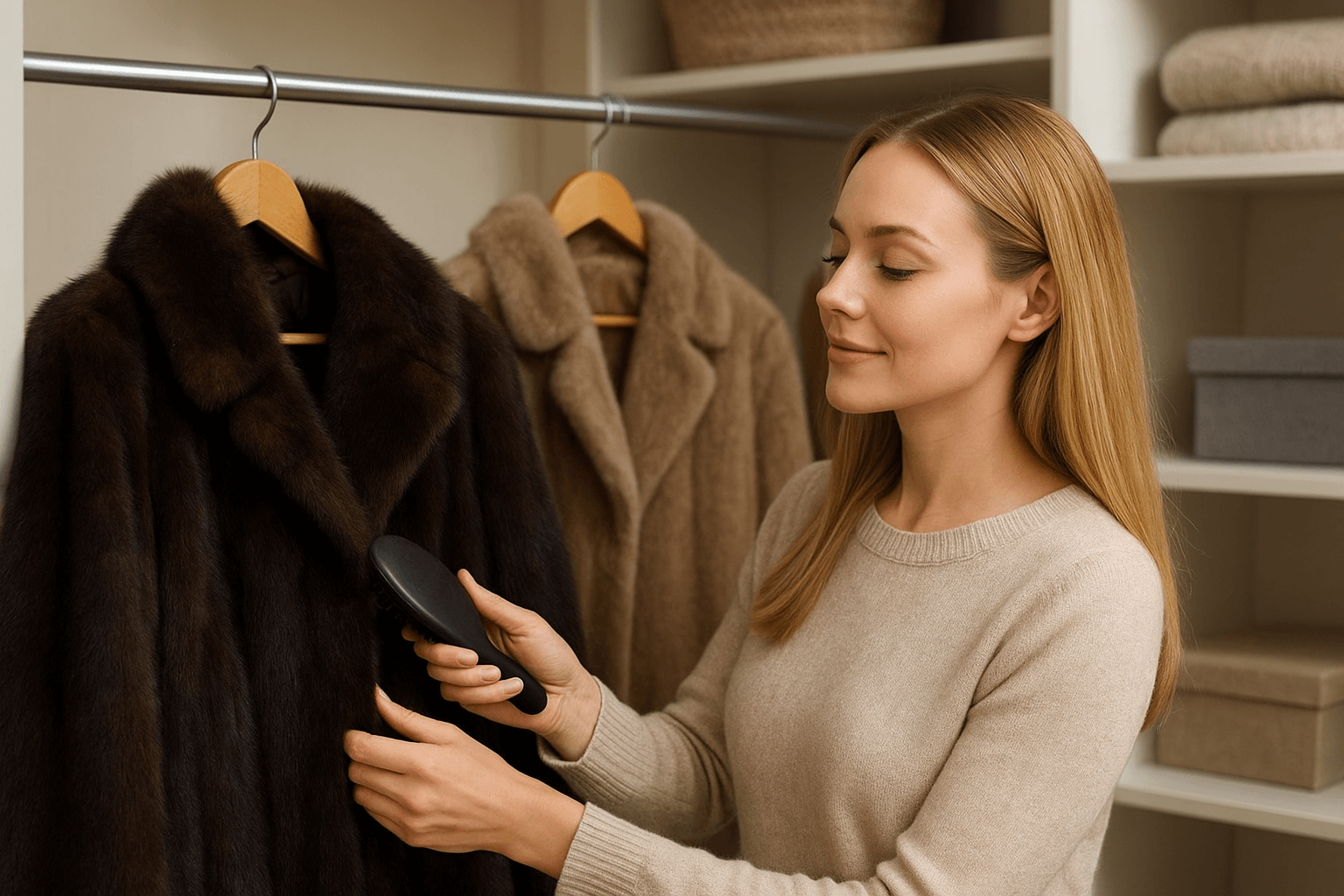 Уход за шубой